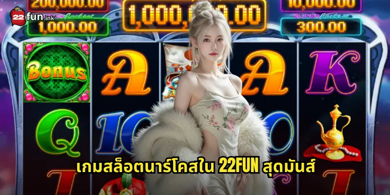 เกมสล็อตนาร์โคสใน 22FUN สุดมันส์