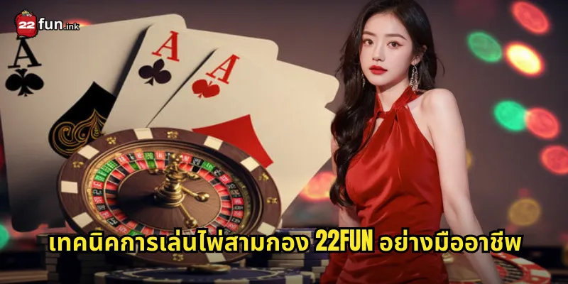 เทคนิคการเล่นไพ่สามกอง 22FUN อย่างมืออาชีพ